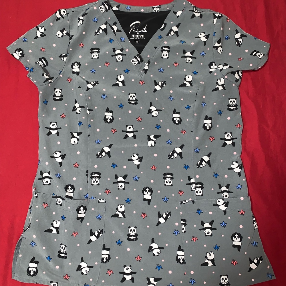 Happy Panda scrub top